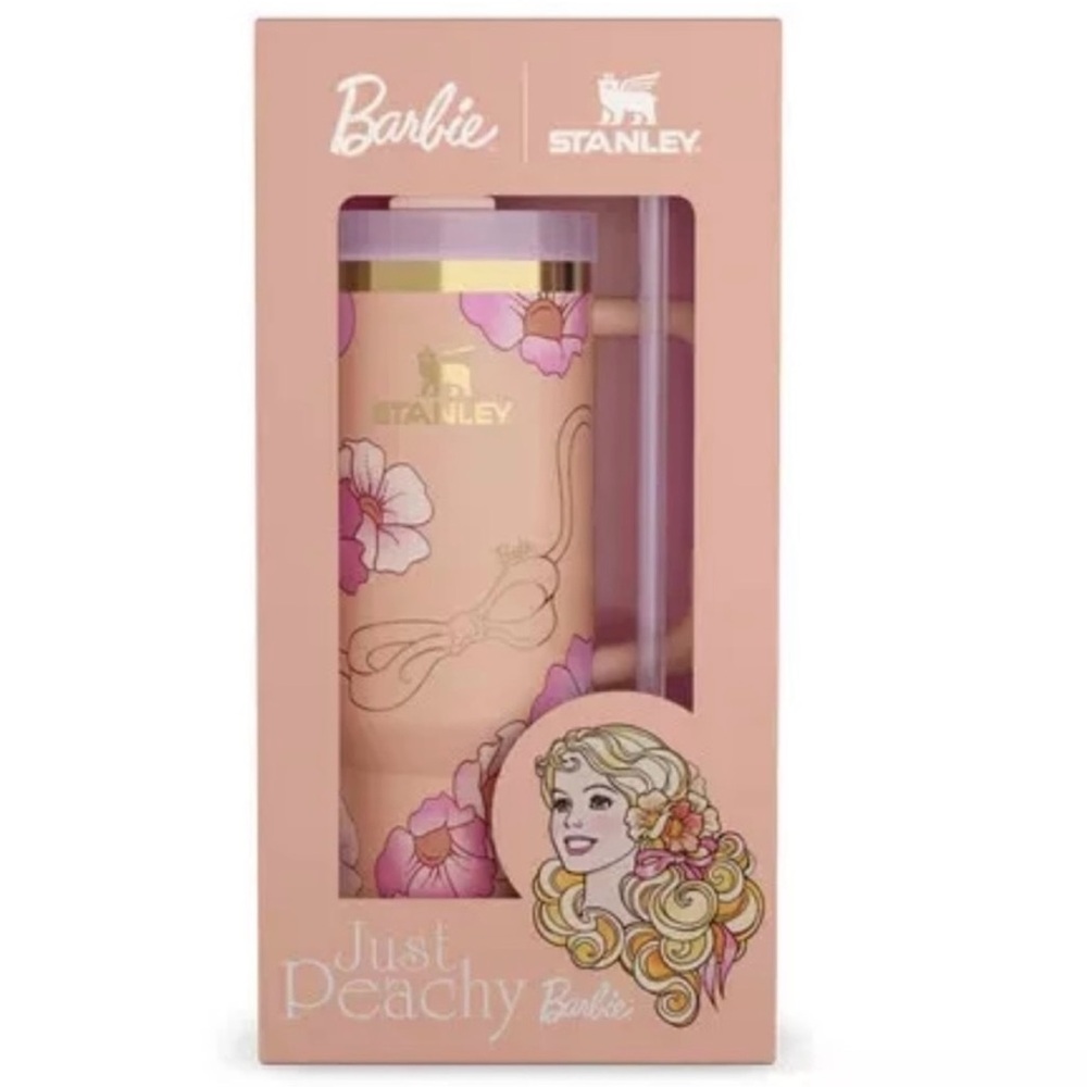 STANLEYxBARBIE™ ’80S PEACHES ’N CREAM QUENCHER 40 OZ - Picture 2 of 4
